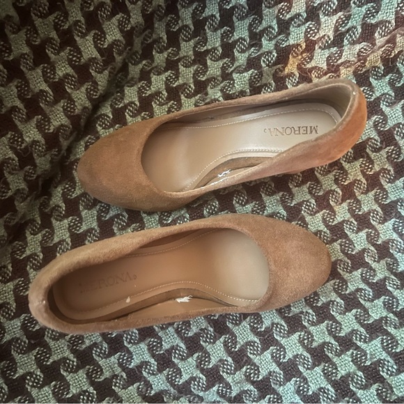 NWOB “Merona” tan-ish, brown-ish, rust color wedges - Picture 3 of 4